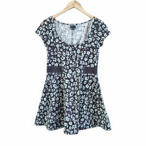 American Eagle Floral Fit and Flare Dress Medium